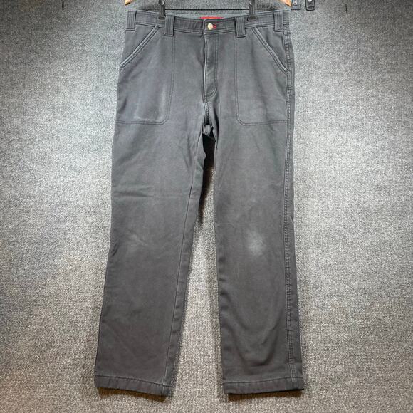 Coleman Fleece Lined Utility Pants Men's 34X32 Actual (34X29) Gray Outdoor READ - Picture 1 of 11